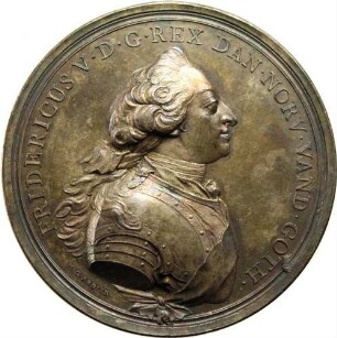 König Friedrich V. - Gründung der Kunstakademie in Kopenhagen