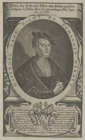 Bildnis des Philipp I. von Hessen