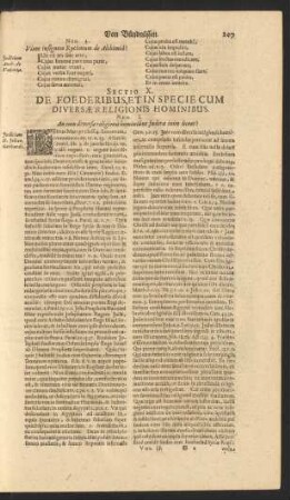 Sectio X. De Foederibus, Et In Specie Cum Diversae Religionis Hominibus.