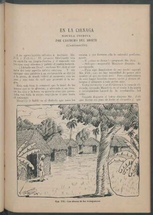 En la ciénaga. (Continuación) : Novela inédita.