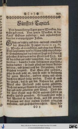 Fünfftes Capitel.