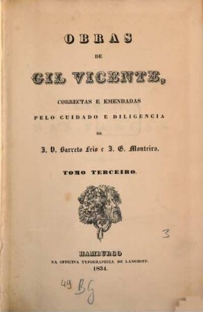 Obras de Gil Vicente, 3
