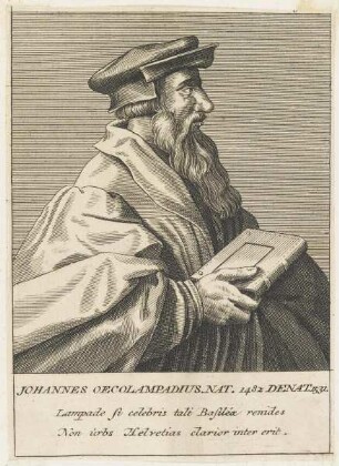 Bildnis des Johannes Oecolampadius