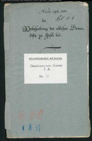Die Beibehaltung des adligen Damenstifts zu Geseke