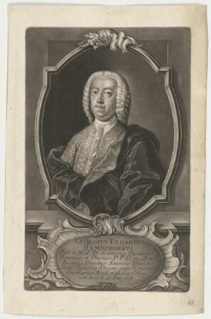 Bildnis des Georgivs Erhardvs Hambergervs
