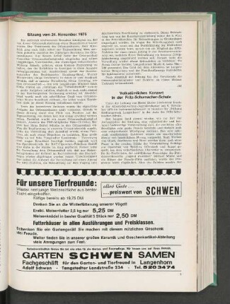 Sitzung am 24. November 1975