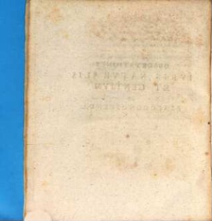 Ioach. Georgii Darjes Serenissimo Dvci Sax. Vin. Et Isen. A Consiliis Avlicis ... Observationes Ivris Natvralis Socialis Et Gentivm Ad Ordinem Systematis Svi Selectae, [1]
