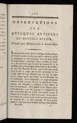IX-XXIII, Observations Sur Quelques Articles