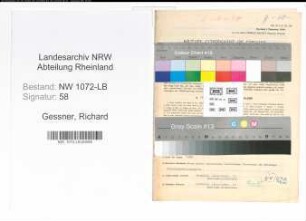 Entnazifizierung Richard Gessner , geb. 13.02.1904 (Tischlermeister)