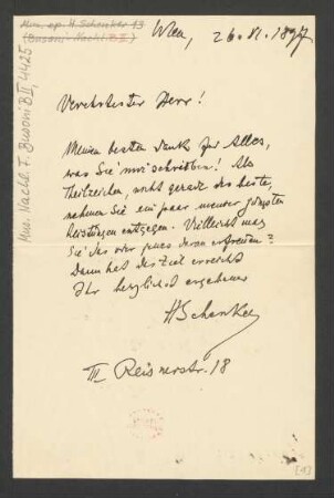 Brief an Ferruccio Busoni : 26.06.1897