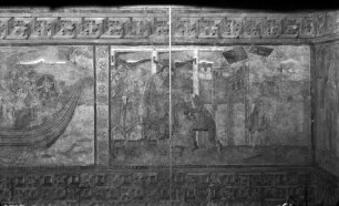 Die Wundertaten Christi — 4. Bildfeld von Westen: Die Heilung des Blindgeborenen