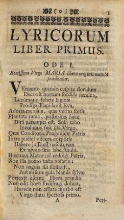 Adami Widl ... Lyricorum libri III