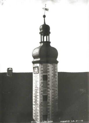 Borna-Bornitz. Rittergut. Turm