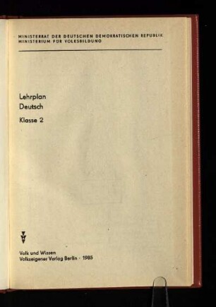 1985: Klasse 2