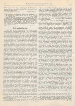 251-256 [Rezension] Reformationsliteratur
