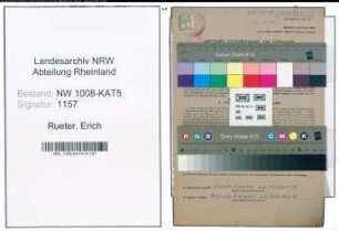 Entnazifizierung Erich Rueter , geb. 15.04.1914 (Techniker)