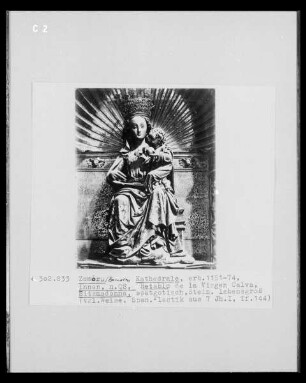 Retablo de la Virgen Calva: Madonna