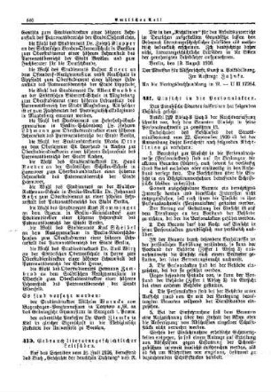Gebrauch literaturgeschichtlicher Leitfäden : [Amtlicher Teil]