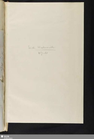 257-261. Wachsmuth, Wilhelm