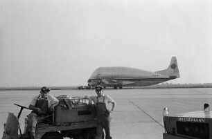 Bremen : In Bremen, Flughafen mit Super-Guppy