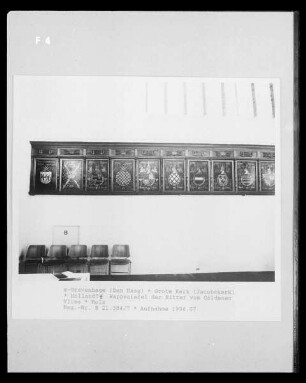 Wappentafel der Ritter vom Goldenen Vlies