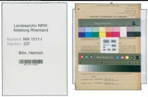 Entnazifizierung Heinrich Bihn , geb. 15.07.1912 (Landwirt)
