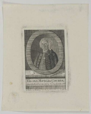 Bildnis des Georg Michael Gruber