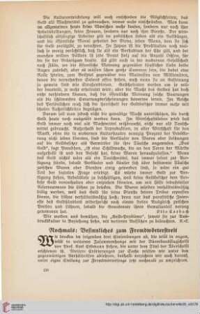 30: Nochmals: Besinnliches zum Fremdwörterstreit