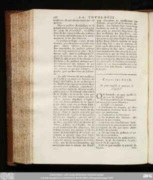Chapitre XXIX. En quoi consiste le pouvoir de l'Eglise?