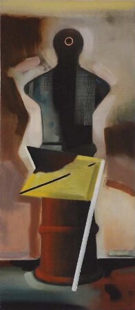 144 Figur mit Flagge