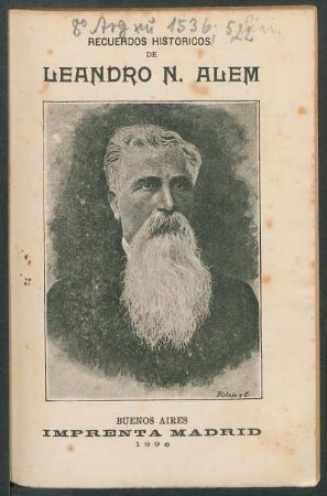 [Retrato de Leandro N. Alem]