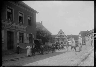 Stupferich Ortsbild mit dem Gasthaus Zur Sonne