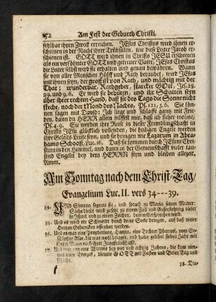 152-154, Evangelium; Eingang