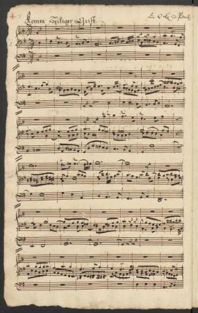 Komm heiliger Geist; org; G-Dur; BWV 652