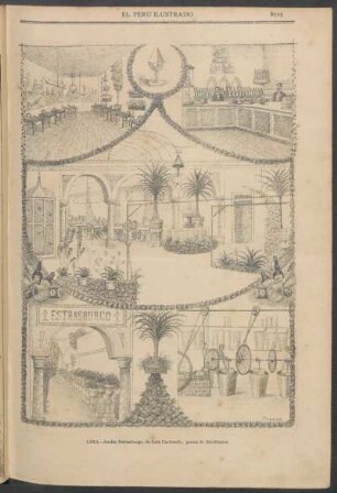 [Vistas de] Lima - Jardín Estrasburgo, de Luis Parinello, portal de Escribanos.