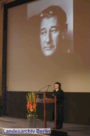 Erinnerungsfeier für Helmut Newton im Berliner Rathaus
