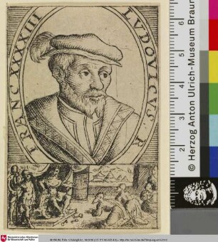 LVDOVICVS. R. FRANC XXXXIII [Ludwig VIII. ; Ludwig, der Löwe; Louis VIII le Lion]
