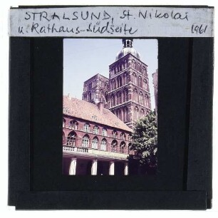 Stralsund, Nikolaikirche,Stralsund, Rathaus