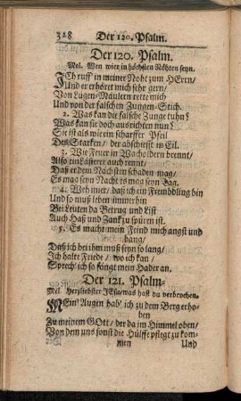 Der 121. - 130. Psalm