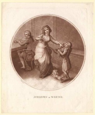 "Sorrows of Werter" Lotte übergibt dem Boten die Pistolen