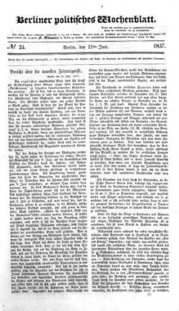 No 24, 17. Juni 1837