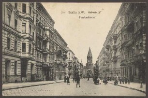 Ansichtskarte Heimstraße mit Passionskirche