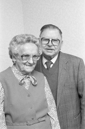 Diamanthochzeit der Eheleute Theresia und Martin Soschka aus der Sachsenstraße