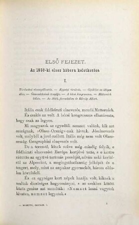 Irataim az emigráczióból : Kossuth Lajos. (Bd. 4. m. d. Tit.:) Kossuth Lajos iratai. 1