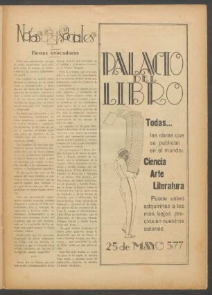 Notas sociales : Fiestas evocadoras