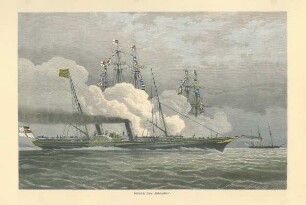 Kaiserliche Yacht "Hohenzollern".