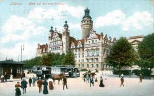Leipzig: Blick auf das neue Rathaus