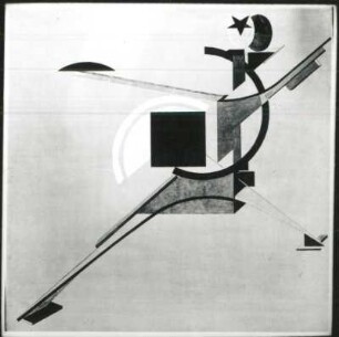 Neuer, Blatt 10 aus der Figurinenmappe "Sieg über die Sonne"