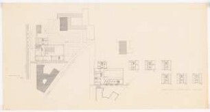Technische Universität Berlin Technische Chemie (Franz-Fischer-Bau): Lageplan und Grundrisse, 1:500