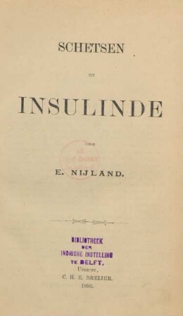 Schetsen uit Insulinde